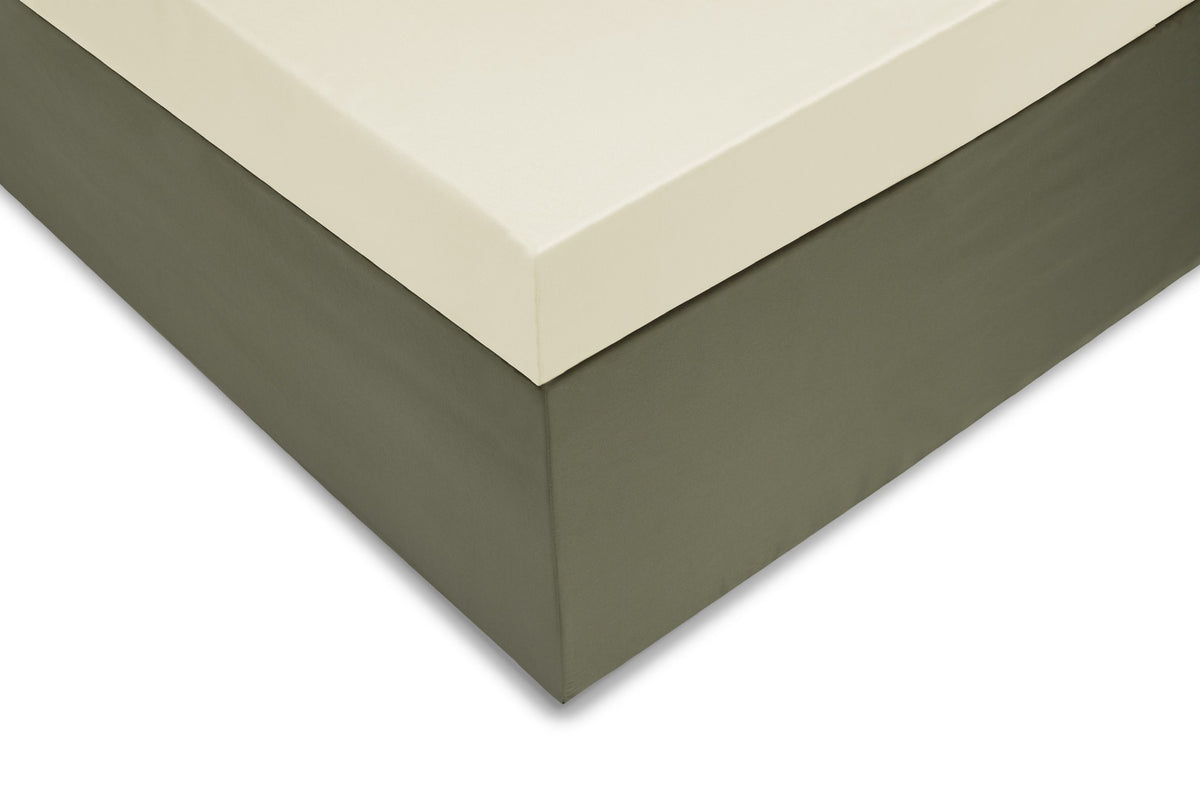 Zo!Home Topper hoeslaken Satinado Off-white