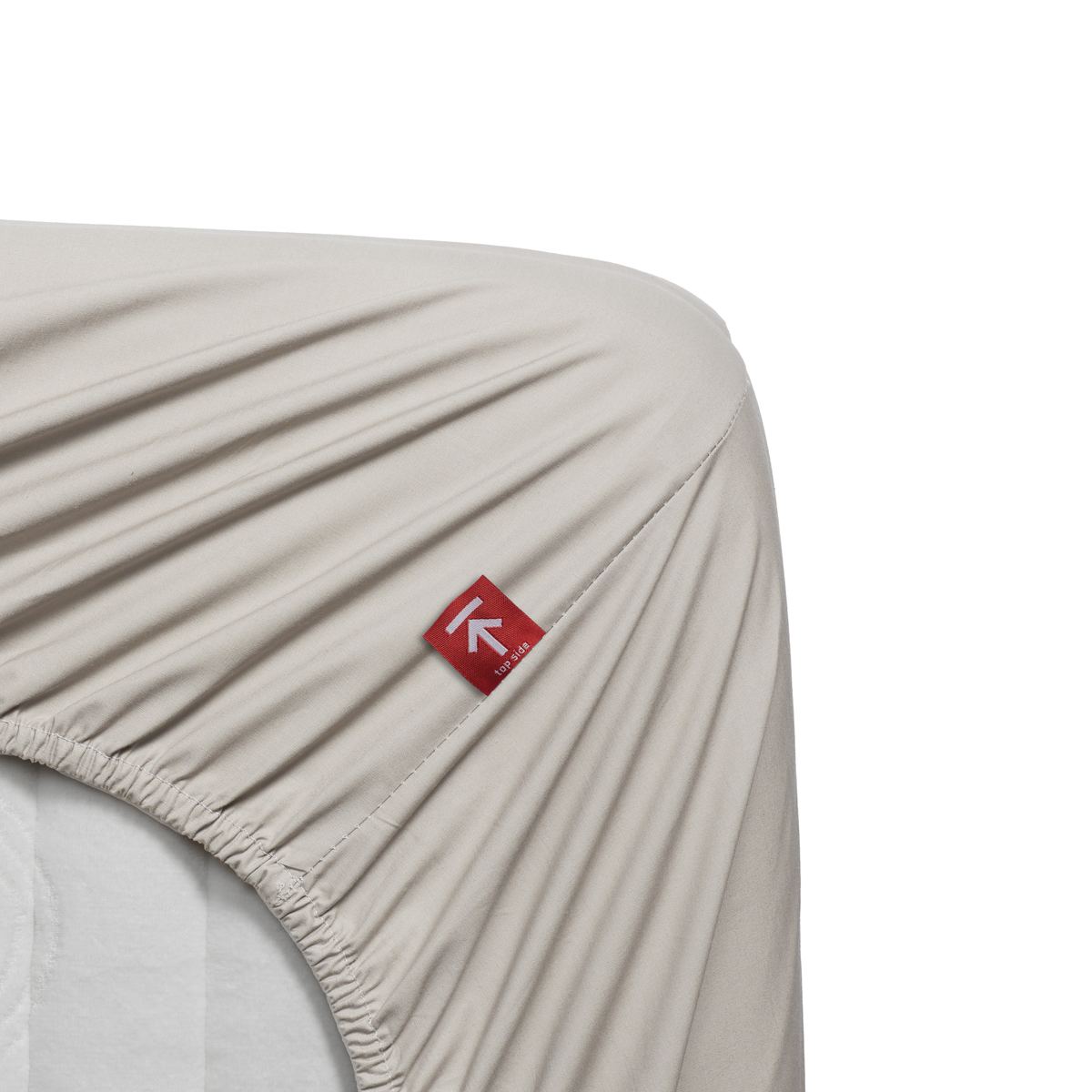 BeddingHouse Splittopper hoeslaken Percale Cotton Splittopper Naturel