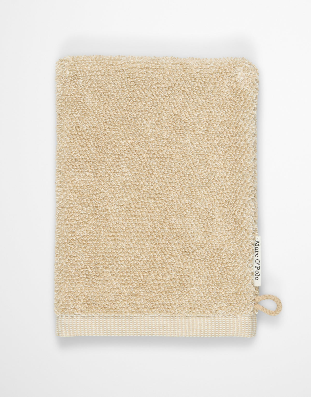 Marc O'Polo Washandje Timeless melange Dark Sand