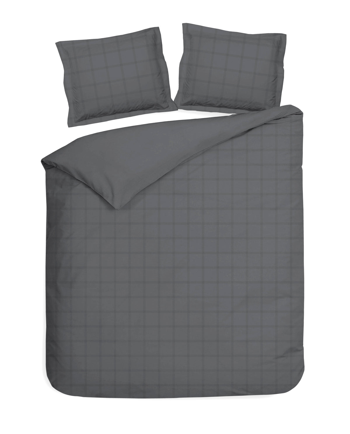 Heckett & Lane Dekbedovertrek Diamante Classic-Anthracite
