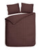 HeckettLane Dekbedovertrek Diamante Marsala-Brown