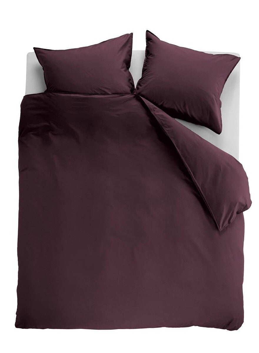 Ambiante Dekbedovertrek Cotton Uni Dark Red