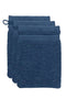 BeddingHouse Washandje Sheer set - 16x22 cm - Donker Blauw