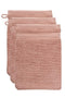 BeddingHouse Washandje Sheer set - 16x22 cm - Steenrood
