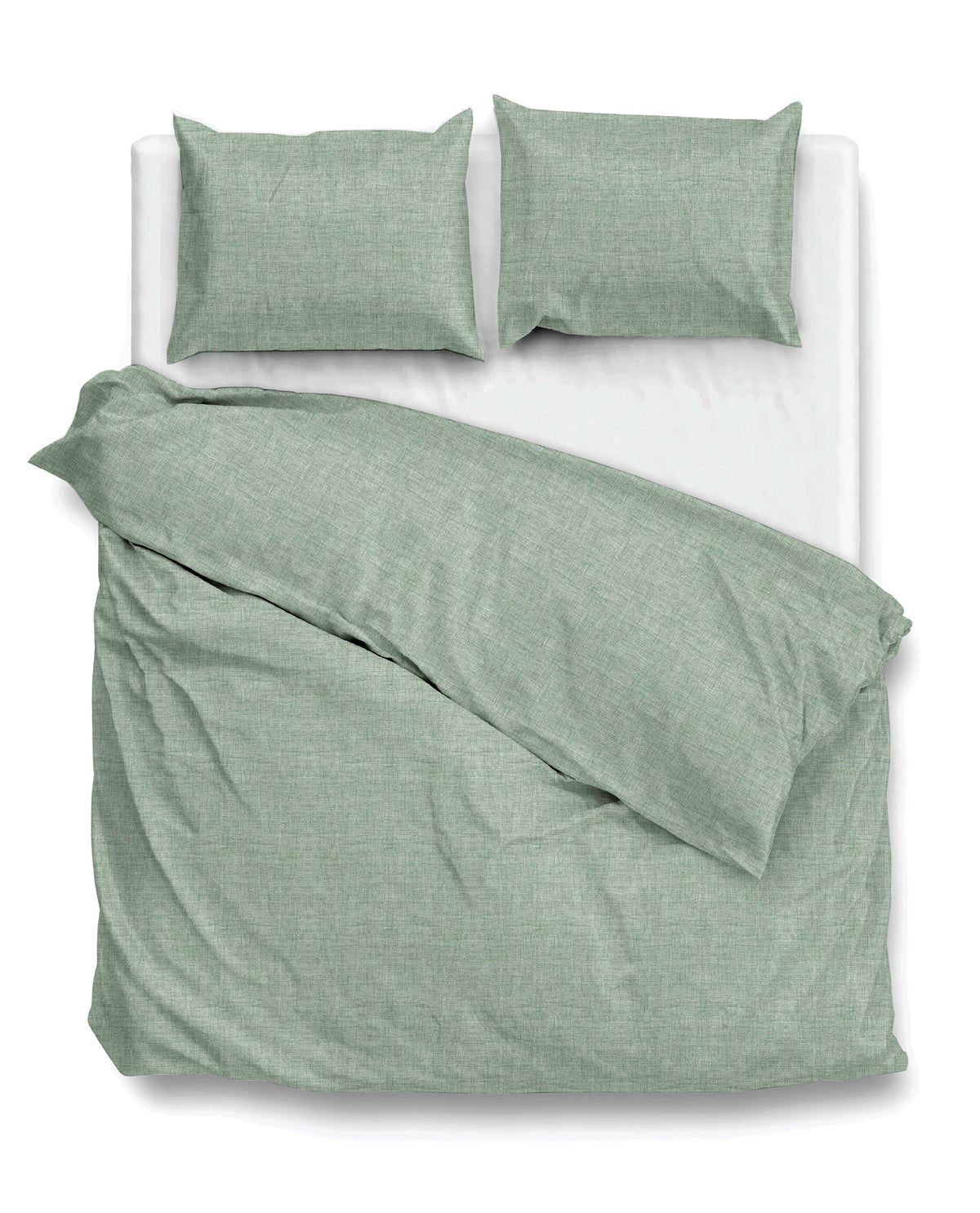 Zohome Dekbedovertrek Lino Moss-Green