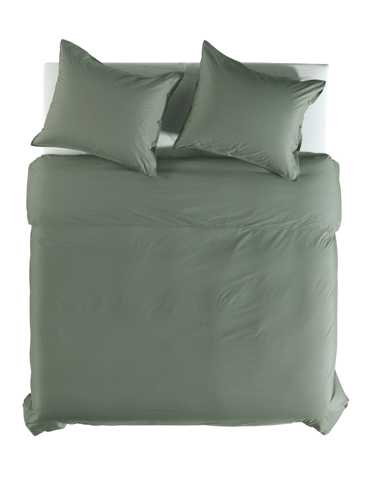 Yellow Dekbedovertrek Percale Army-Green