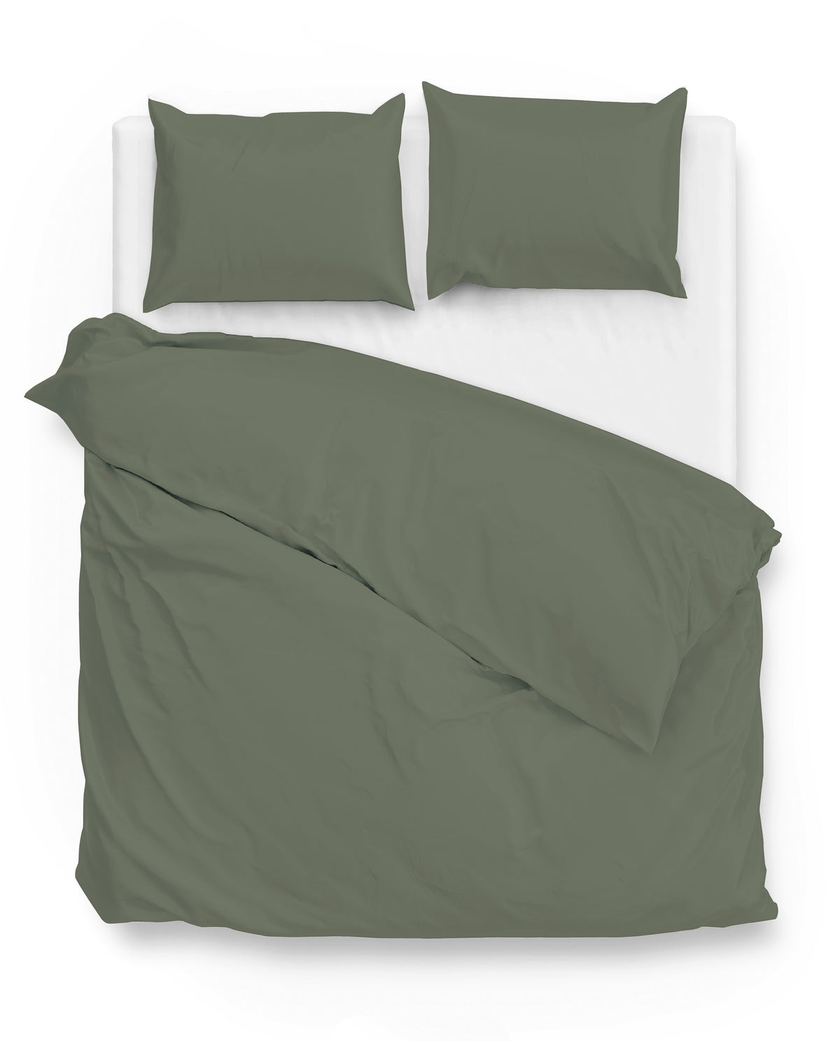 Zohome Dekbedovertrek Satinado Army-Green
