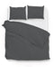 Zo!Home Dekbedovertrek Satinado Classic-Anthracite