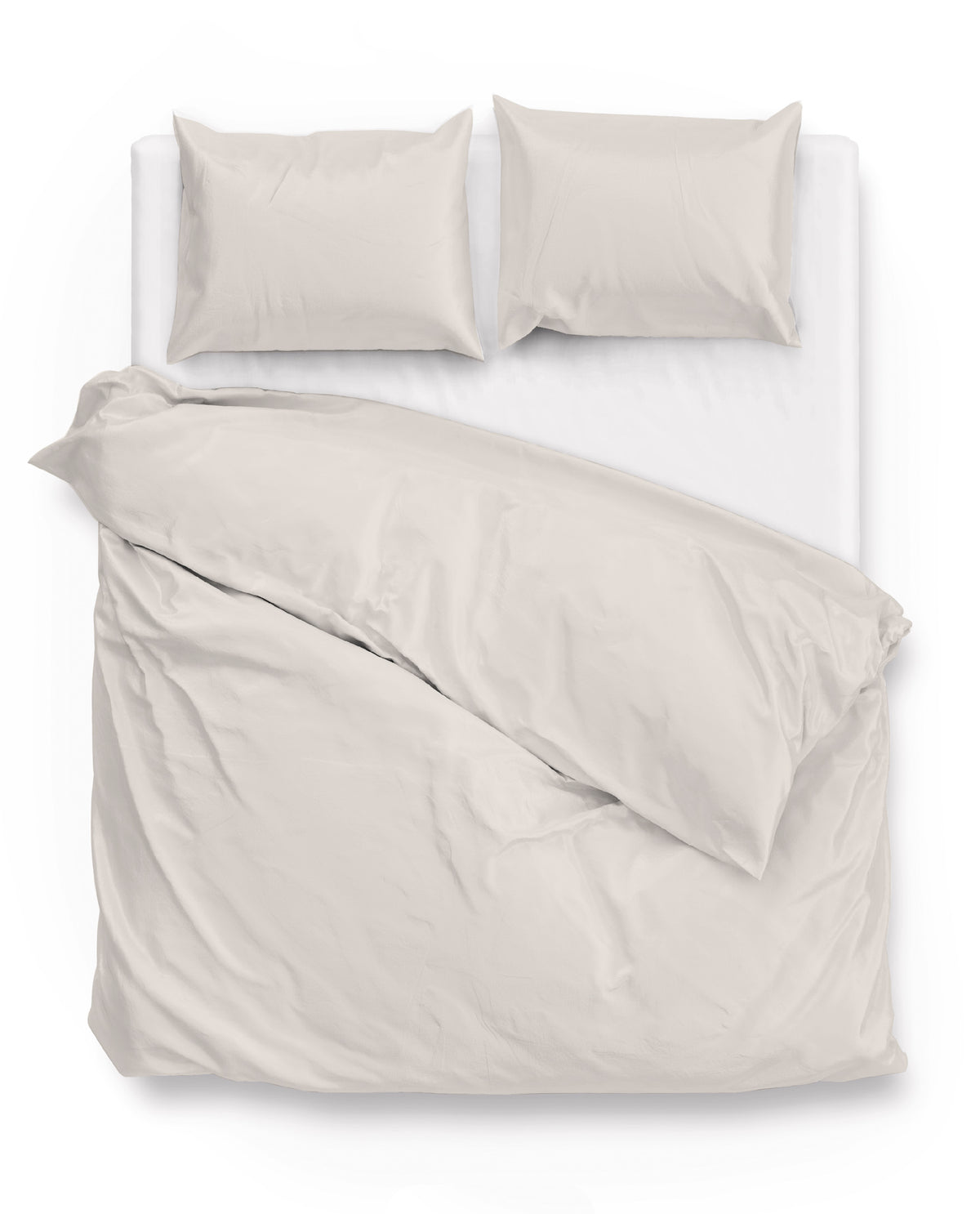 Zohome Dekbedovertrek Satinado Off-white