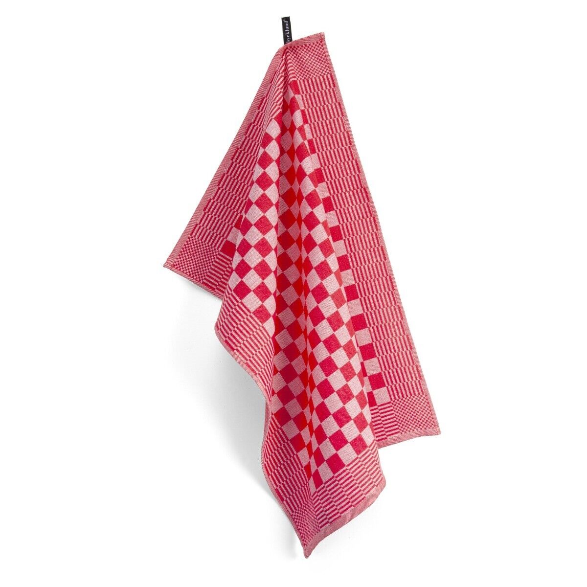 Byrklund Theedoek Clean Tidy Rood 50x70 cm