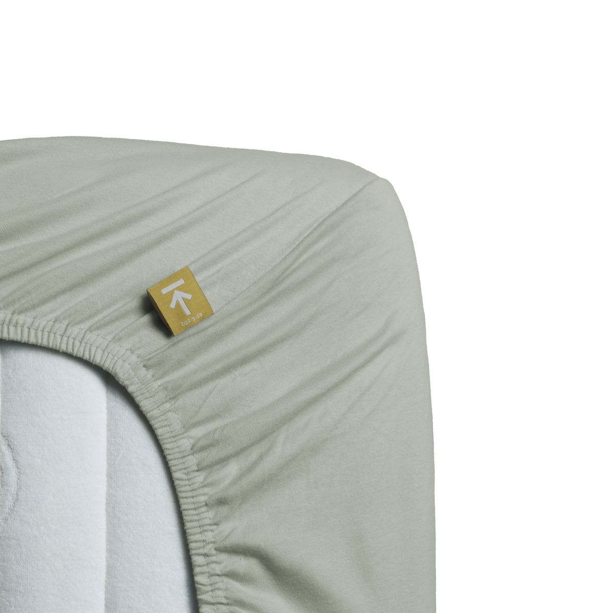BeddingHouse Topper hoeslaken Jersey Grey Green
