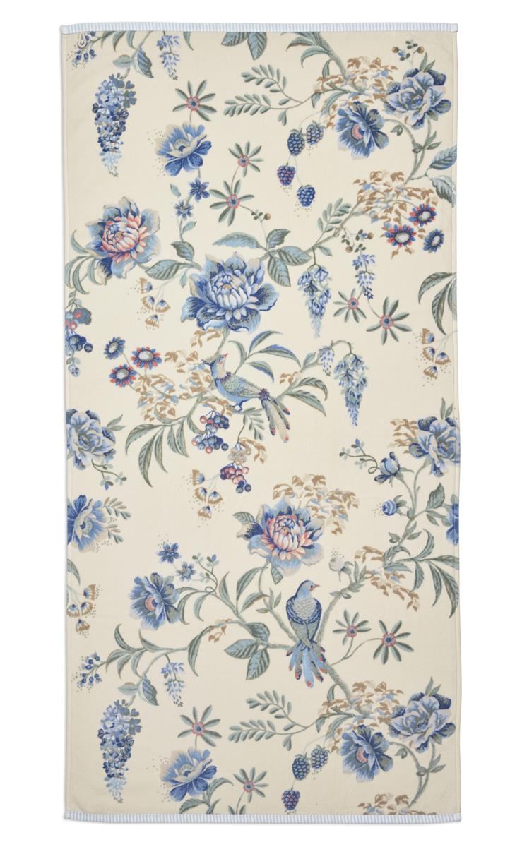 Pip Studio Badhanddoek Secret Garden WhiteBlue