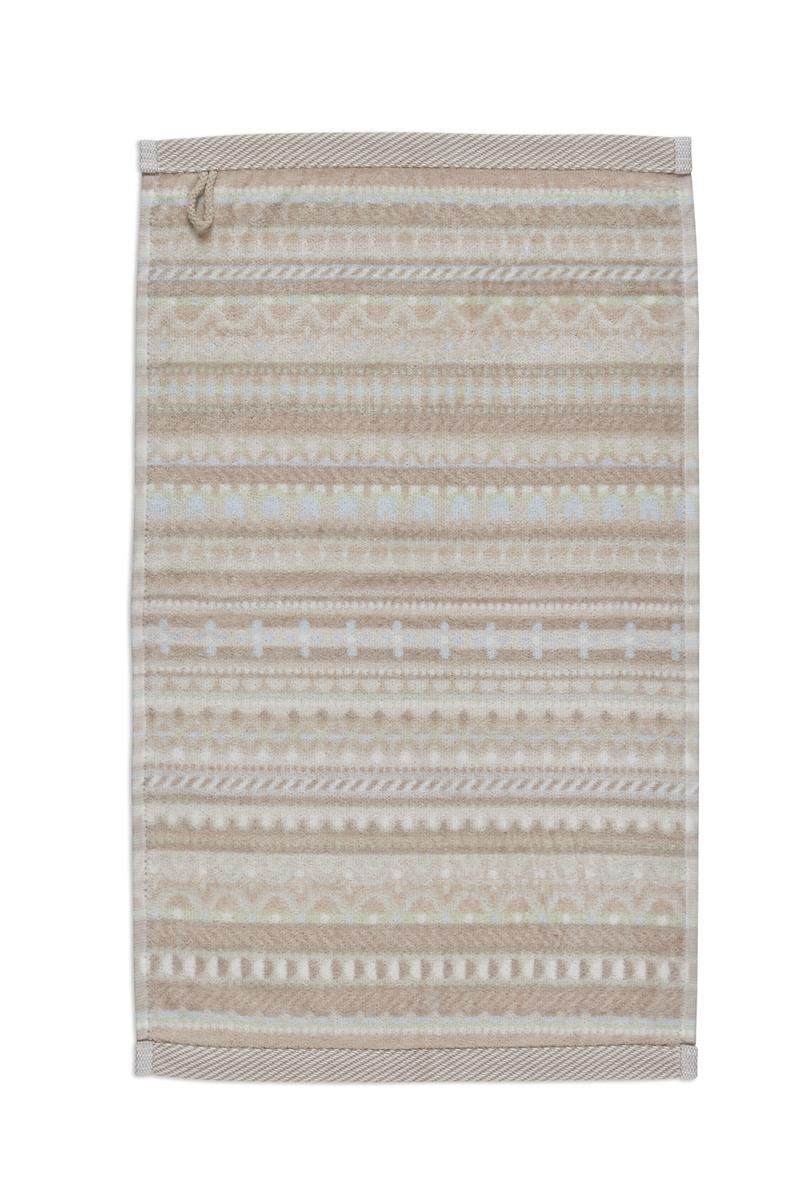 Pip Studio Gastendoekje Geometric Print Sand
