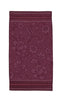 Pip Studio Douchehanddoek Jasmin Jacquard Donker roze