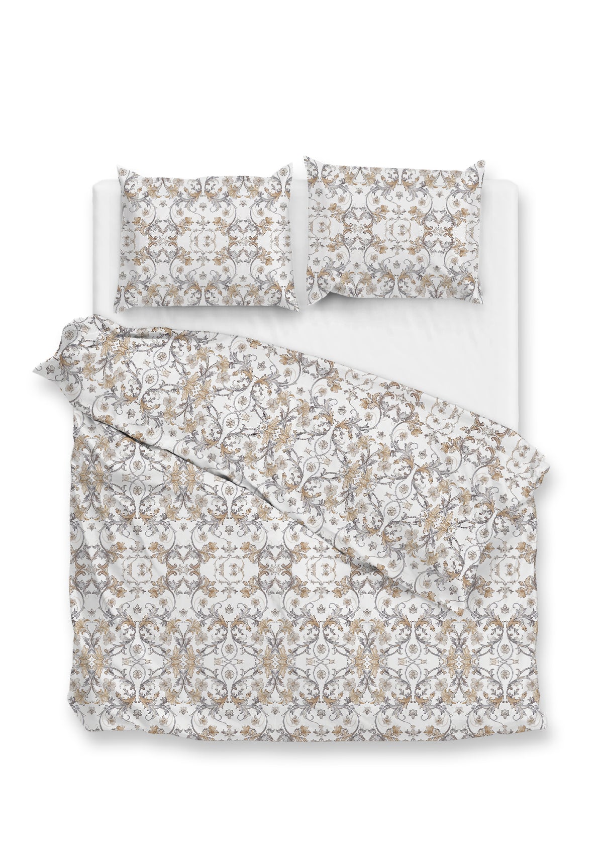 Zohome Dekbedovertrek Fausto Grey