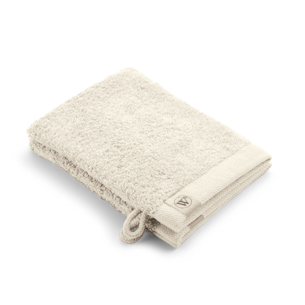 Walra Washandje Remade Cotton Beige Set van 2