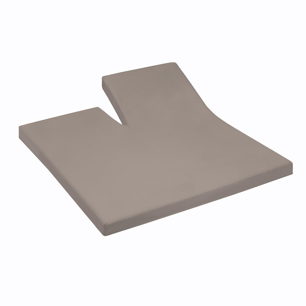 Cinderella Splittopper hoeslaken Jersey Single Split Taupe