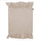 Walra Servet Set Lovely Linen Ruffles Naturel 40x40 cm Set van 4