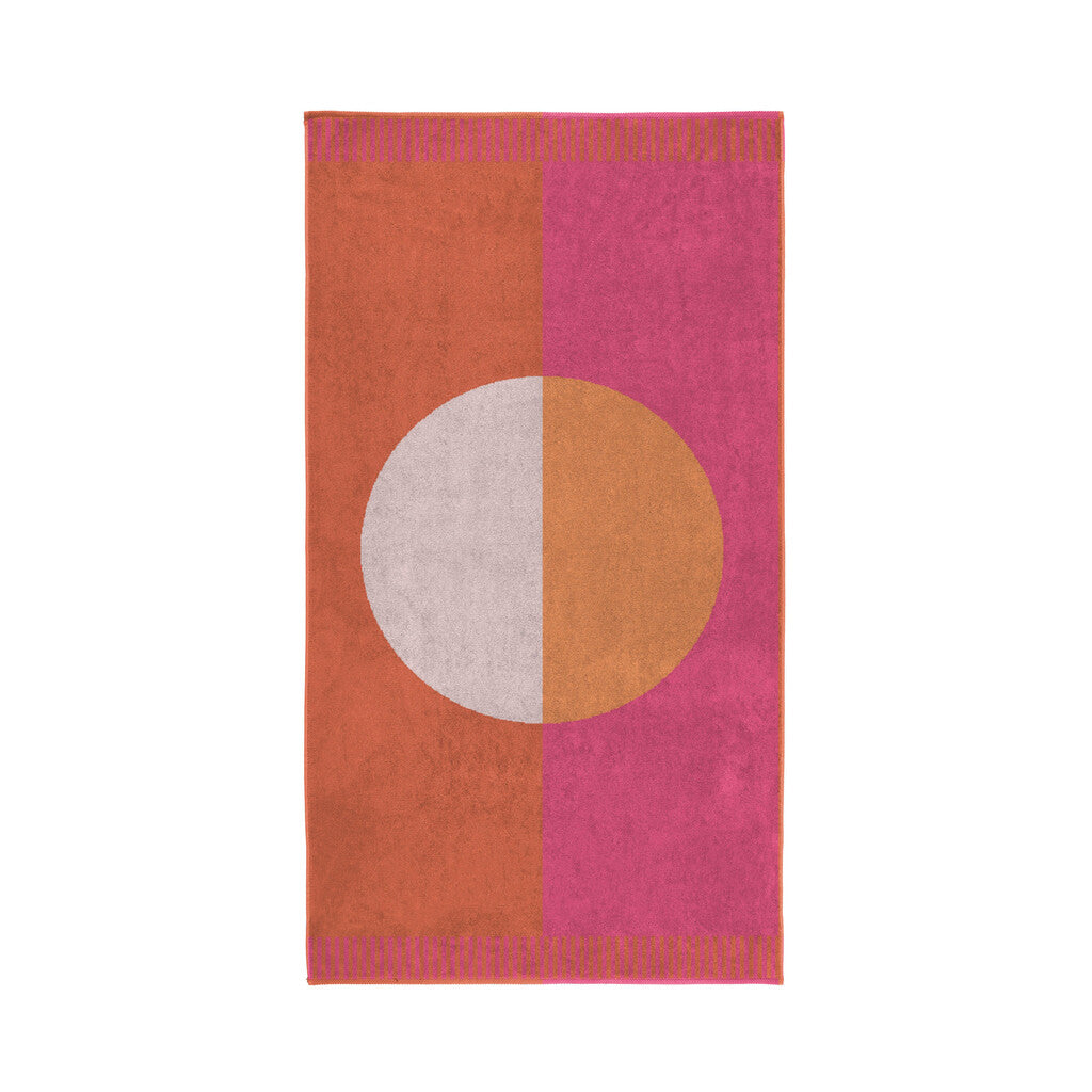 Seahorse Strandlaken Colorblock Circle Pink