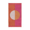 Seahorse Strandlaken Colorblock Circle - 100x180 cm - Roze