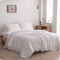 Boomba Bamboo Dekbedovertrek Premium Instopstrook Coco White