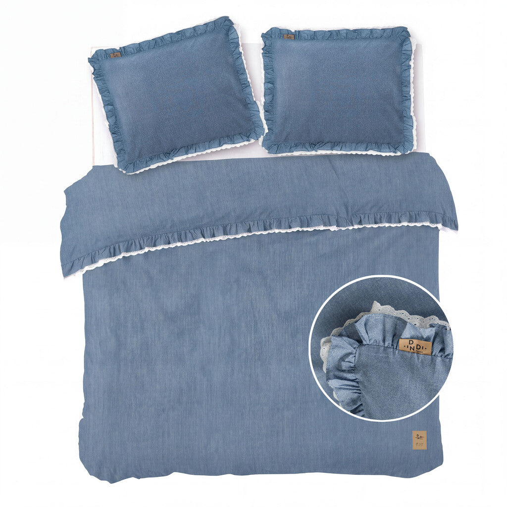 Dindi Home Dekbedovertrek Denim Dream Blauw