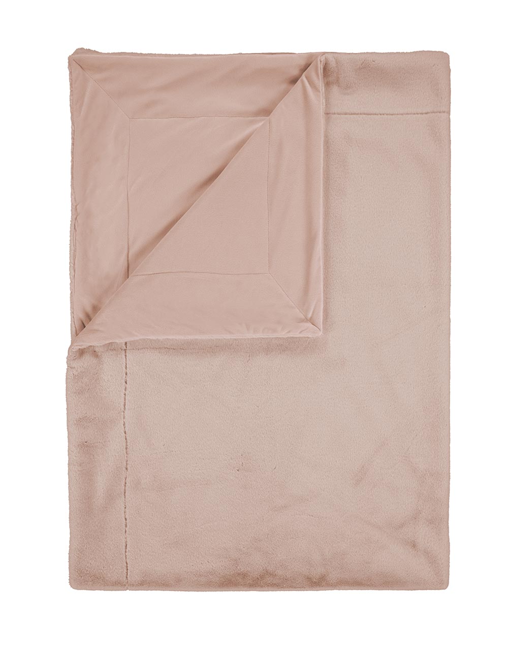 Essenza Plaid Furry Rose