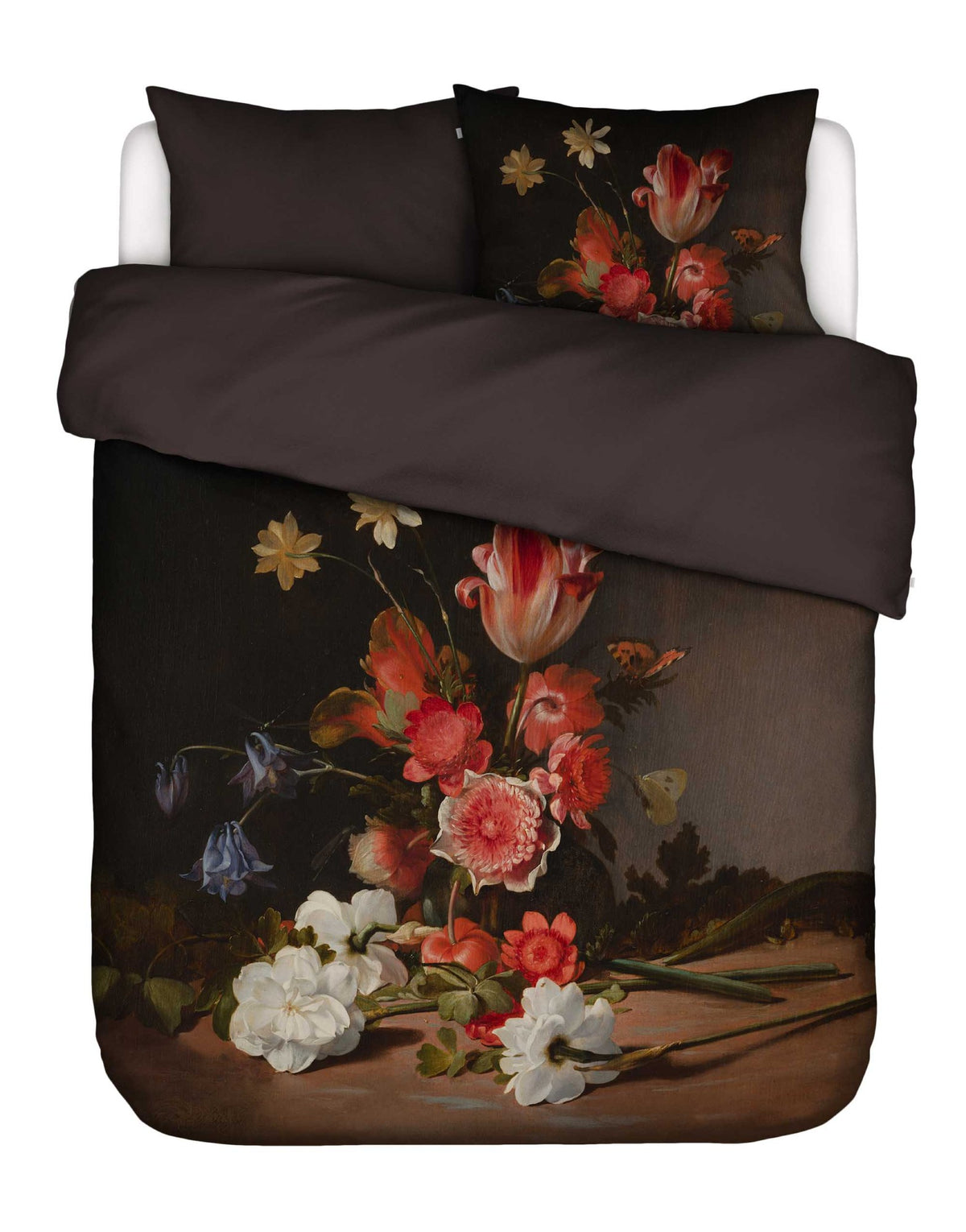 Essenza Dekbedovertrek Blooming Story Dark brown