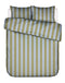 Essenza Dekbedovertrek Minte Stripe Cedar green - Ice blue