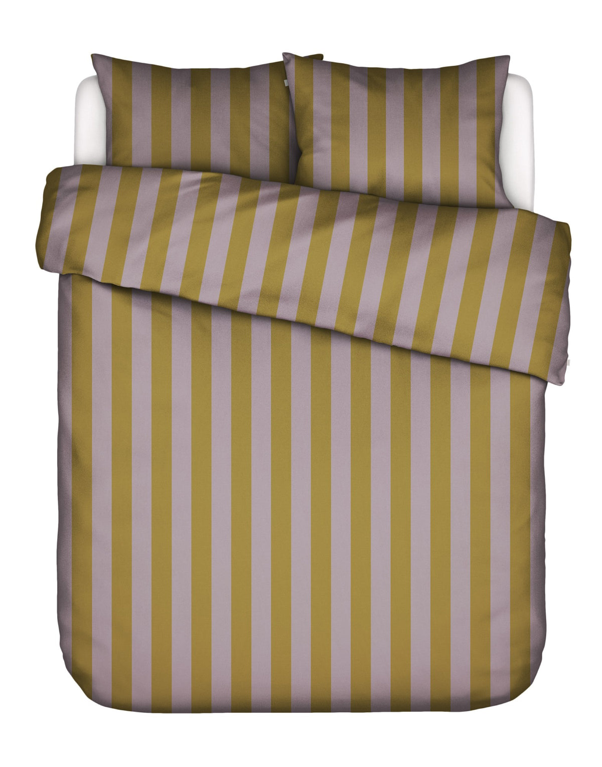 Essenza Dekbedovertrek Minte Stripe Pale purple - Olive