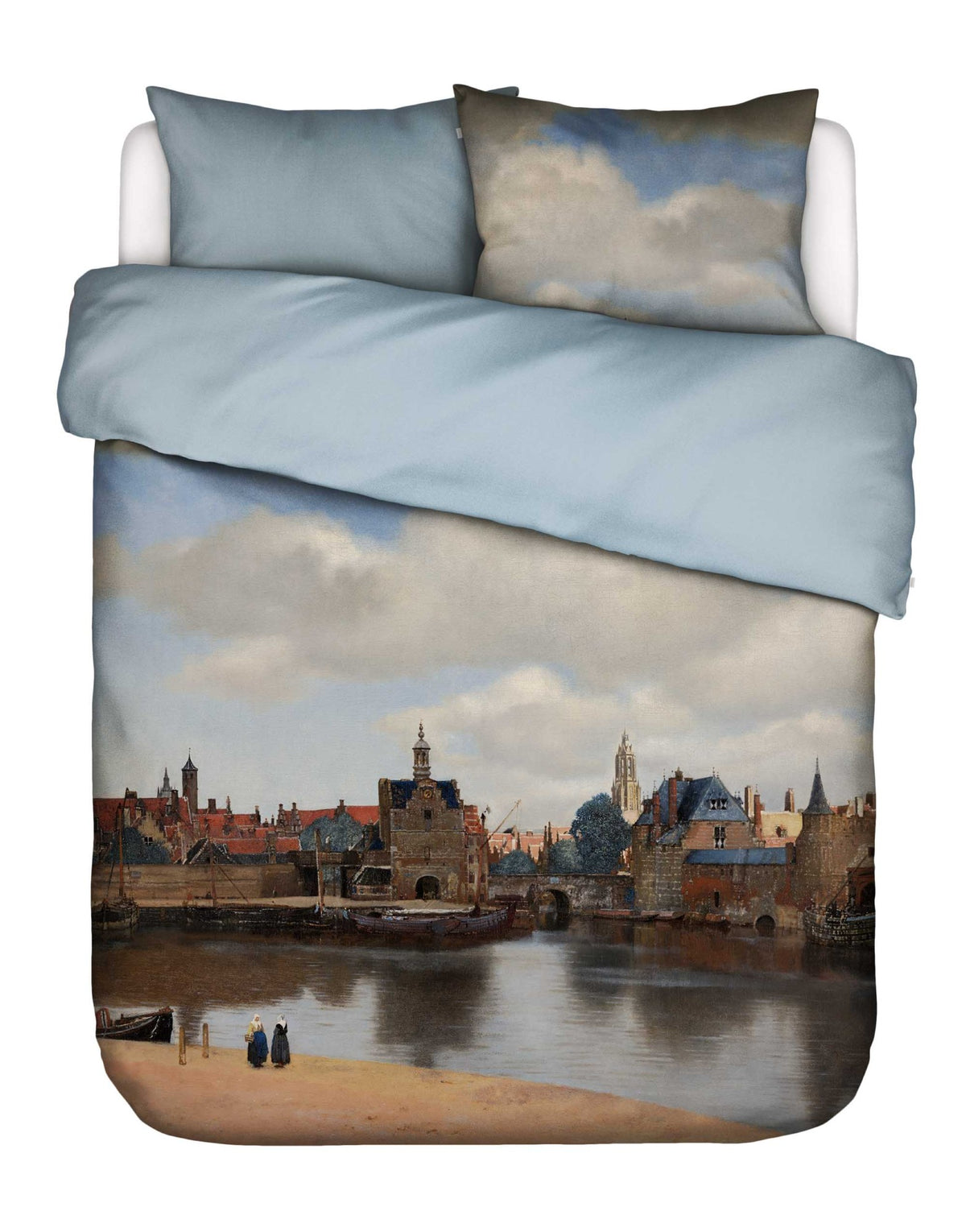 Essenza Dekbedovertrek View on Delft Calming blue
