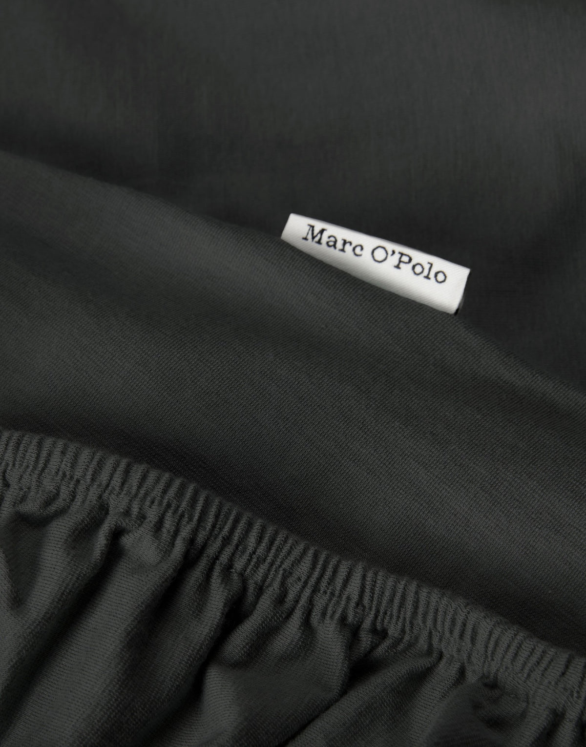 Marc O'Polo Hoeslaken Premium Organic Jersey Antraciet