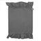 Walra Servet Set Lovely Linen Ruffles Antraciet 40x40 cm Set van 4