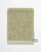 Marc O'Polo Washandje Timeless melange - 16x22 cm - Mosgroen