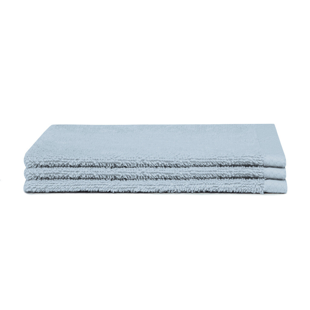 Seahorse Washandje Pure Blue Set van 3