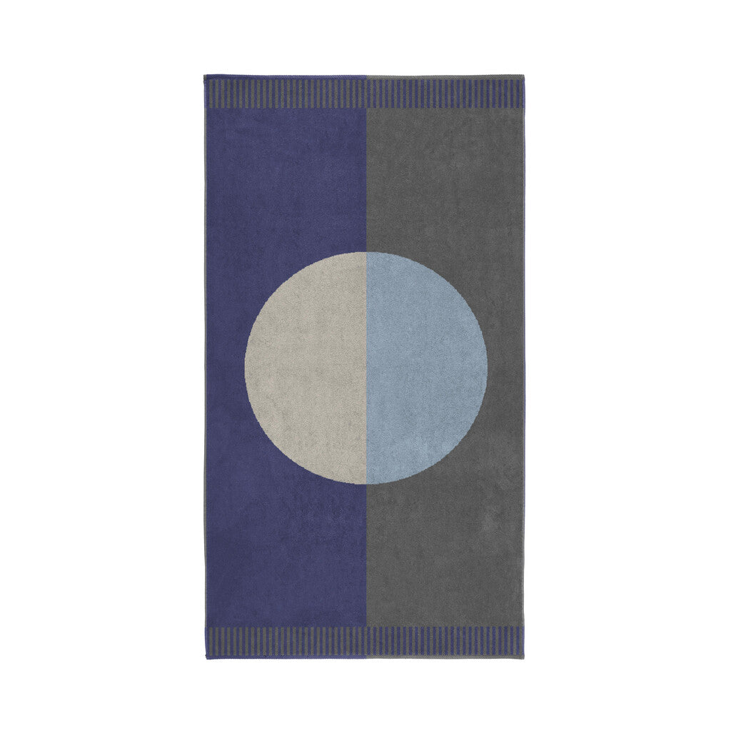 Seahorse Strandlaken Colorblock Circle Blue