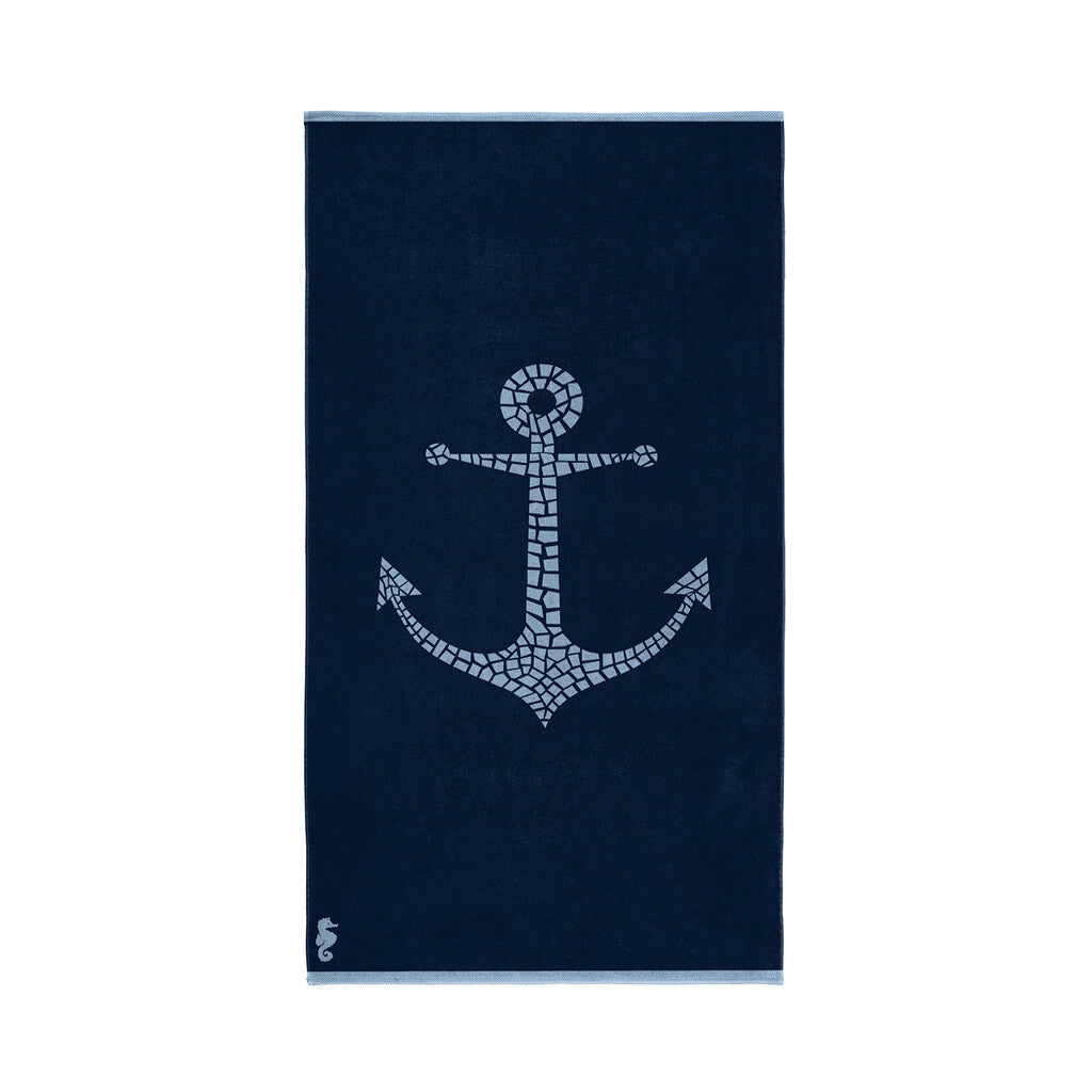 Seahorse Strandlaken Captain Blue