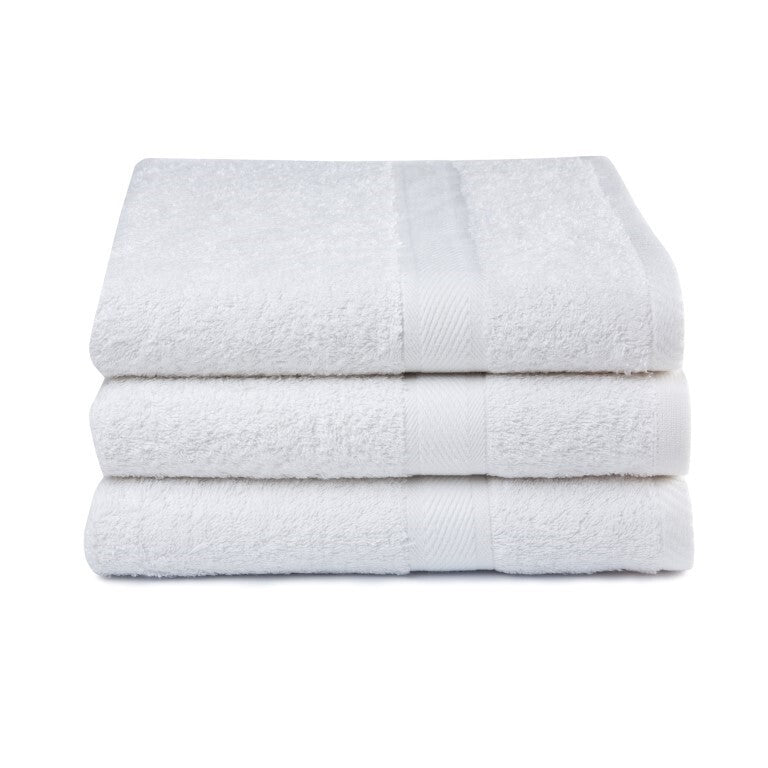 Lucca Douchehanddoek pack 70x140 cm White