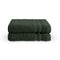 Byrklund Gastendoekje Bath Basics (PP) - 30x50 cm - Donker Groen - Set van 2