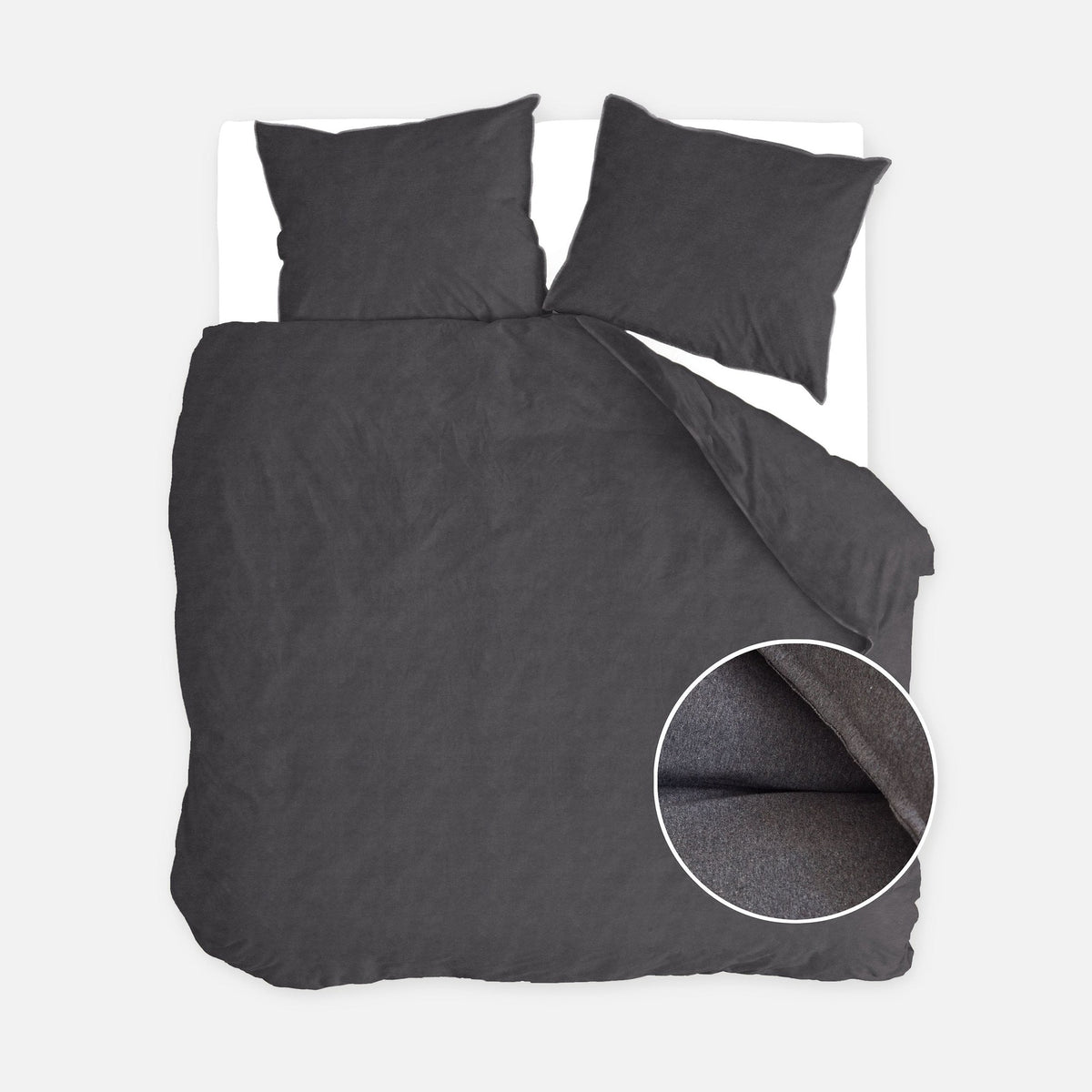 Walra Dekbedovertrek Soft Comfort Anthracite