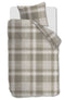 Riviera Maison Dekbedovertrek Tartan Check Zand