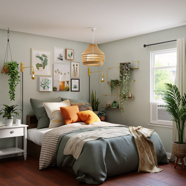 Lente-proof slaapkamer met pastelkleuren