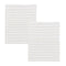 Seahorse Badmat Board Wit Set van 2