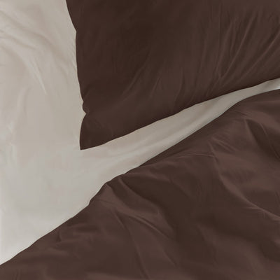 Byrklund Dekbedovertrek Quiet Cozy Chocolate Brown