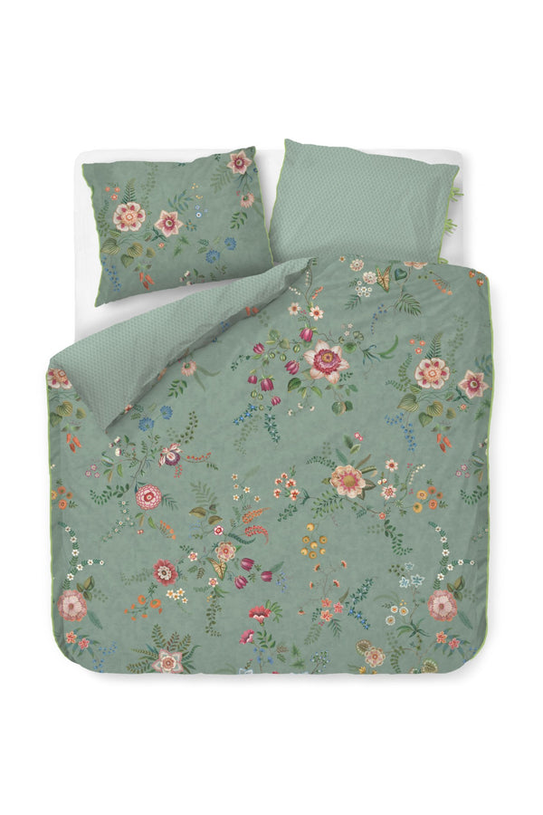 Pip Studio Dekbedovertrek Everbloom Groen