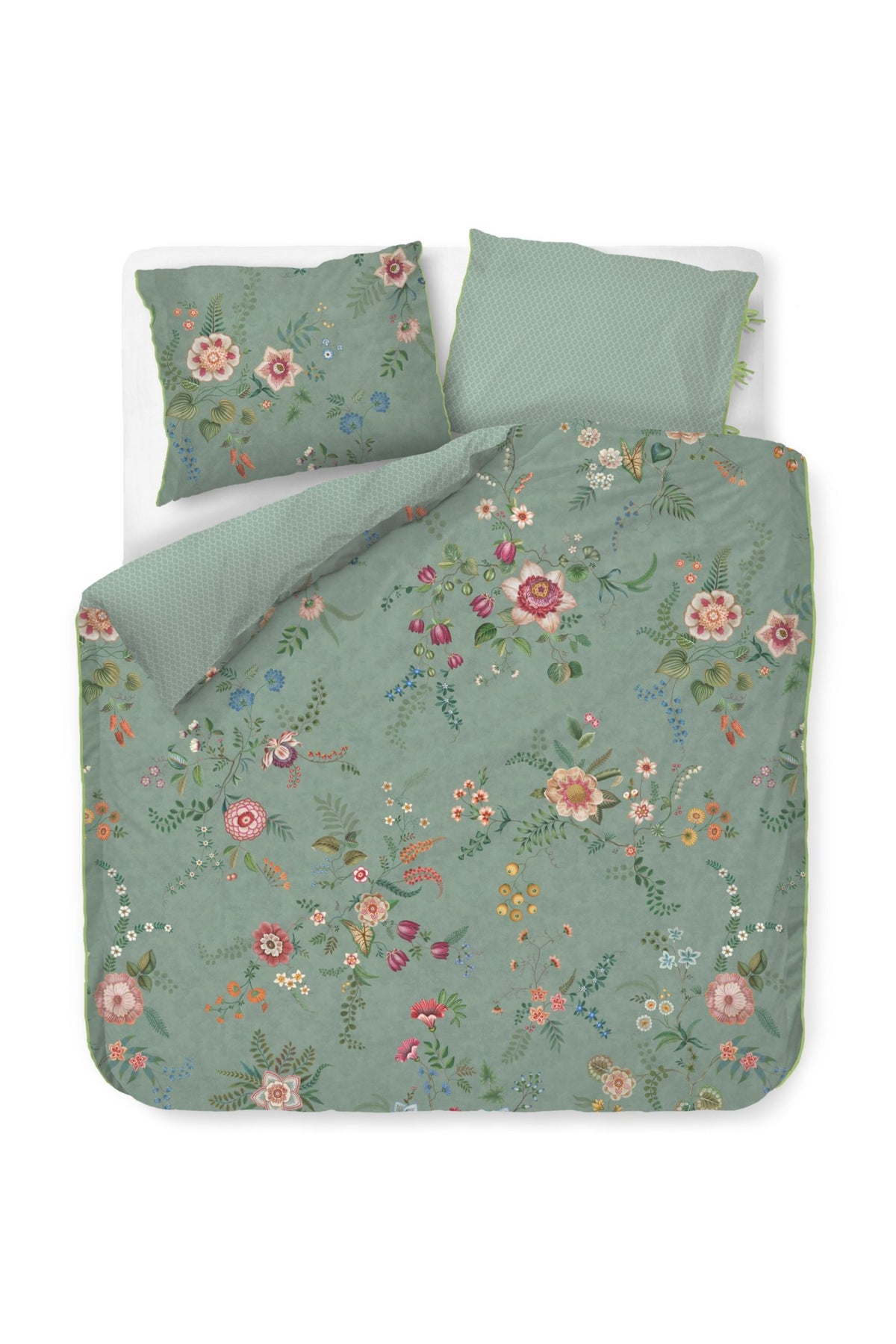 Pip Studio Dekbedovertrek Everbloom Groen