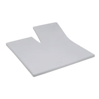 Cinderella Splittopper hoeslaken Double Jersey Single Split Light Grey