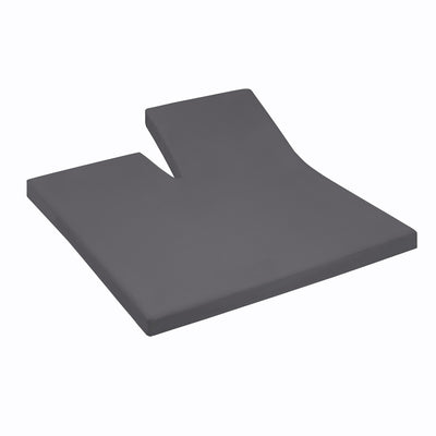Cinderella Splittopper hoeslaken Jersey Single Split Anthracite