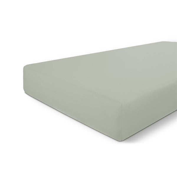 Byrklund Hoeslaken Bed Basics Cotton Grey Green