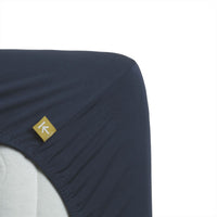BeddingHouse Topper hoeslaken Jersey Navy Blue